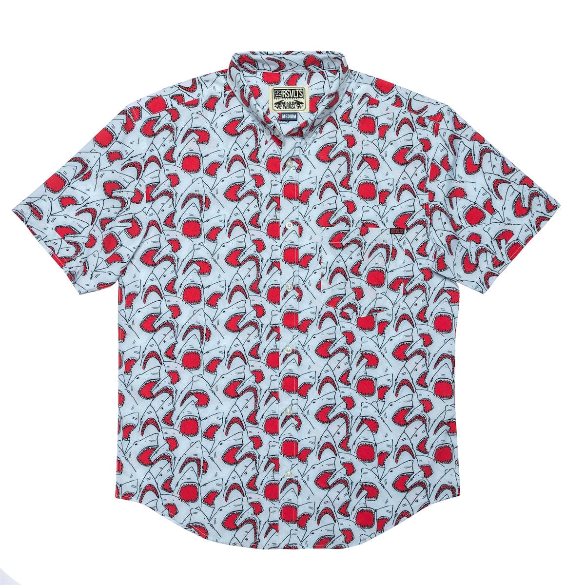 Sharky Shark – KUNUFLEX Short Sleeve Shirt - Image 3