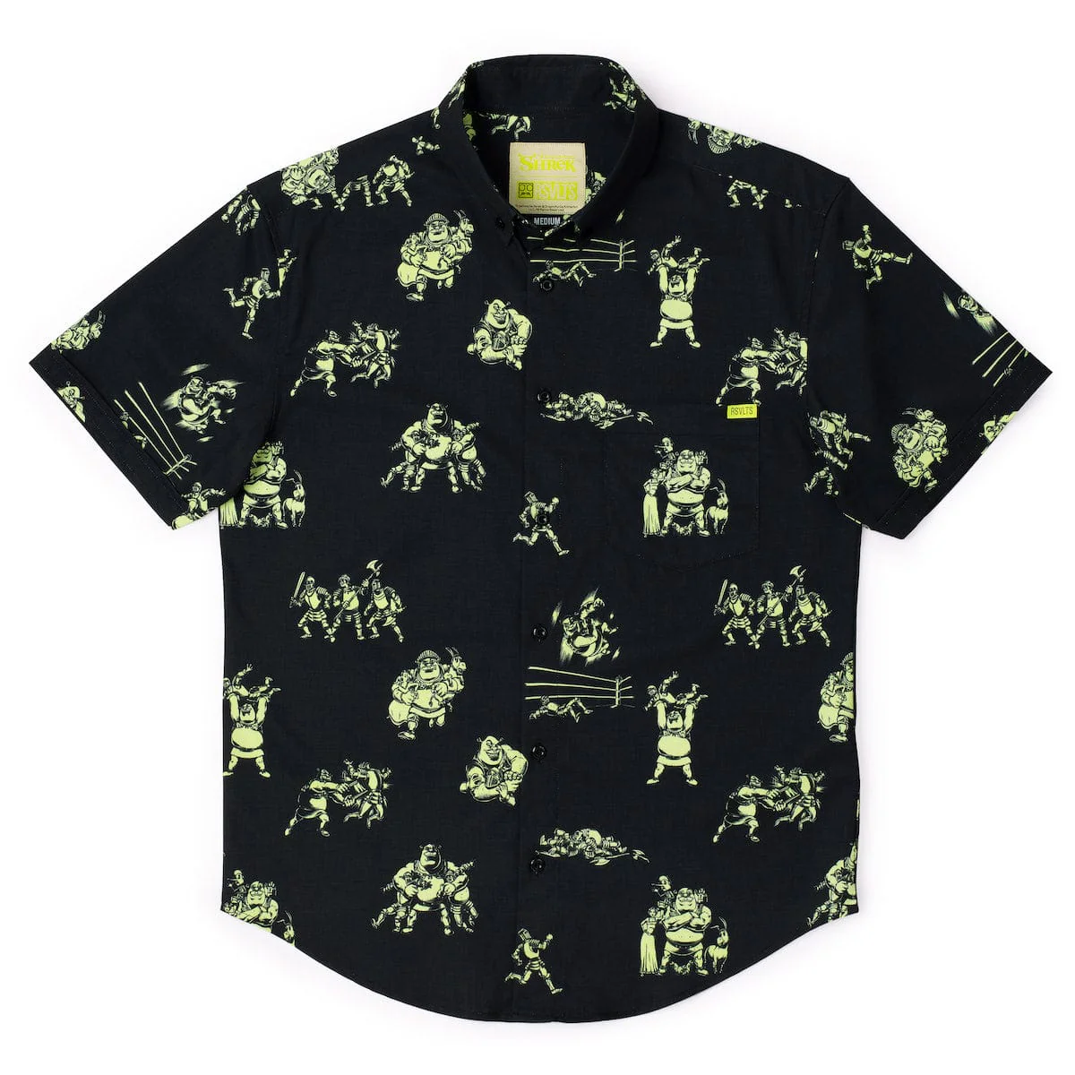 Shrek "Ogre Fight" – KUNUFLEX Short Sleeve Shirt - Image 4