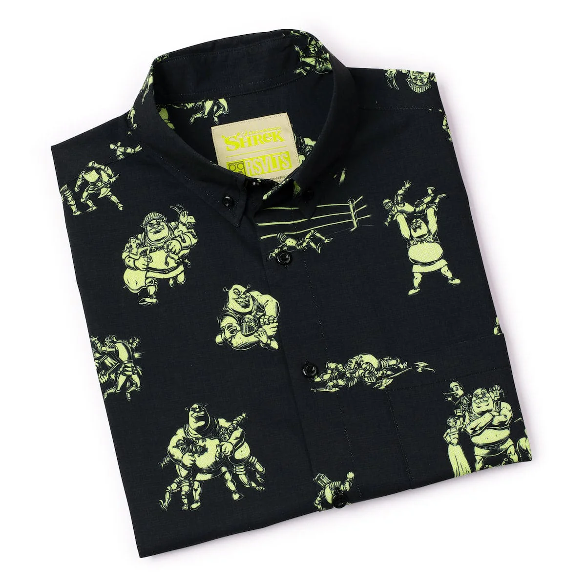 Shrek "Ogre Fight" – KUNUFLEX Short Sleeve Shirt - Image 8