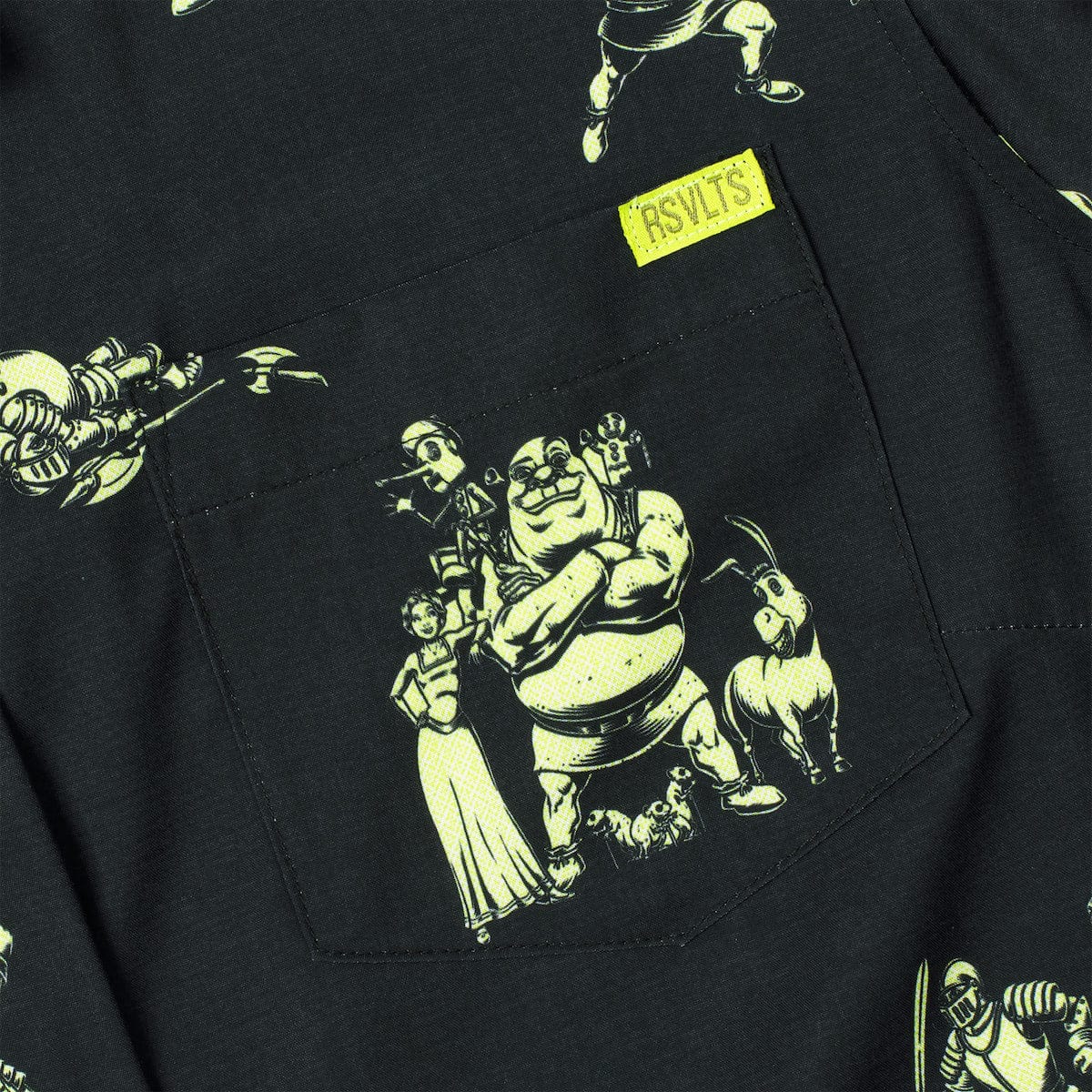 Shrek "Ogre Fight" – Women's KUNUFLEX Short Sleeve Shirt - Image 2