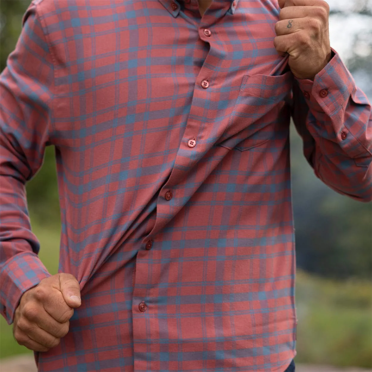 SinPlaid – BorlandFlex™ Long Sleeve Flannel (2024 Fit)