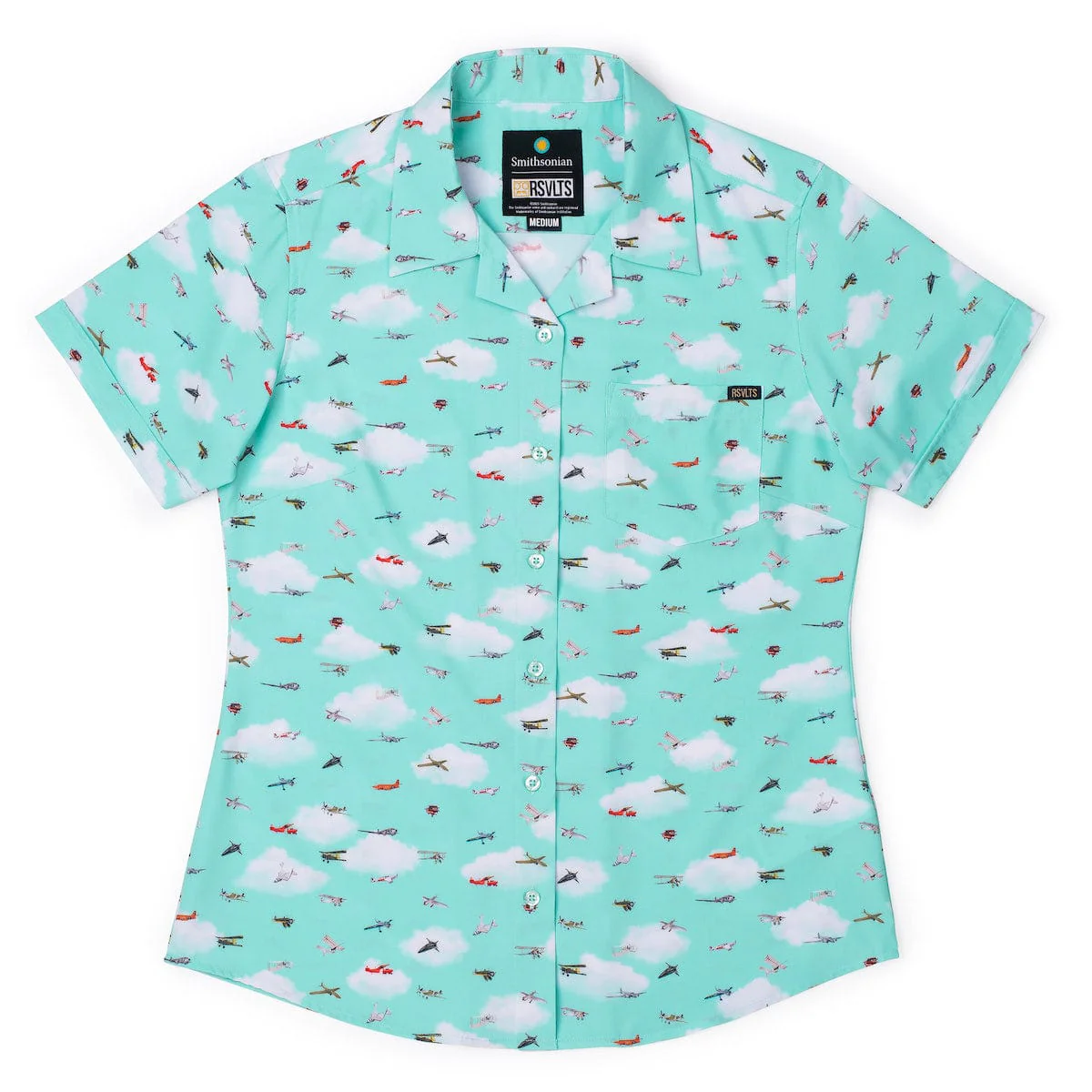 Smithsonian's Air and Space "Take Flight" – Women's KUNUFLEX Short Sleeve Shirt