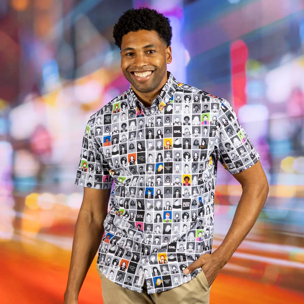 SNL50 "Live from New York!" – KUNUFLEX Short Sleeve Shirt - Image 2