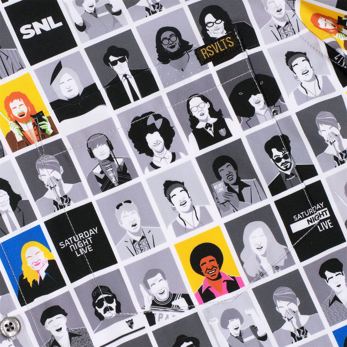 SNL50 "Live from New York!" – KUNUFLEX Short Sleeve Shirt - Image 3