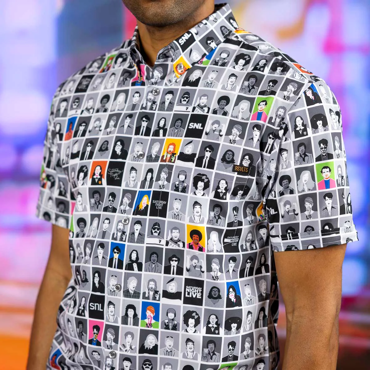 SNL50 "Live from New York!" – KUNUFLEX Short Sleeve Shirt - Image 4