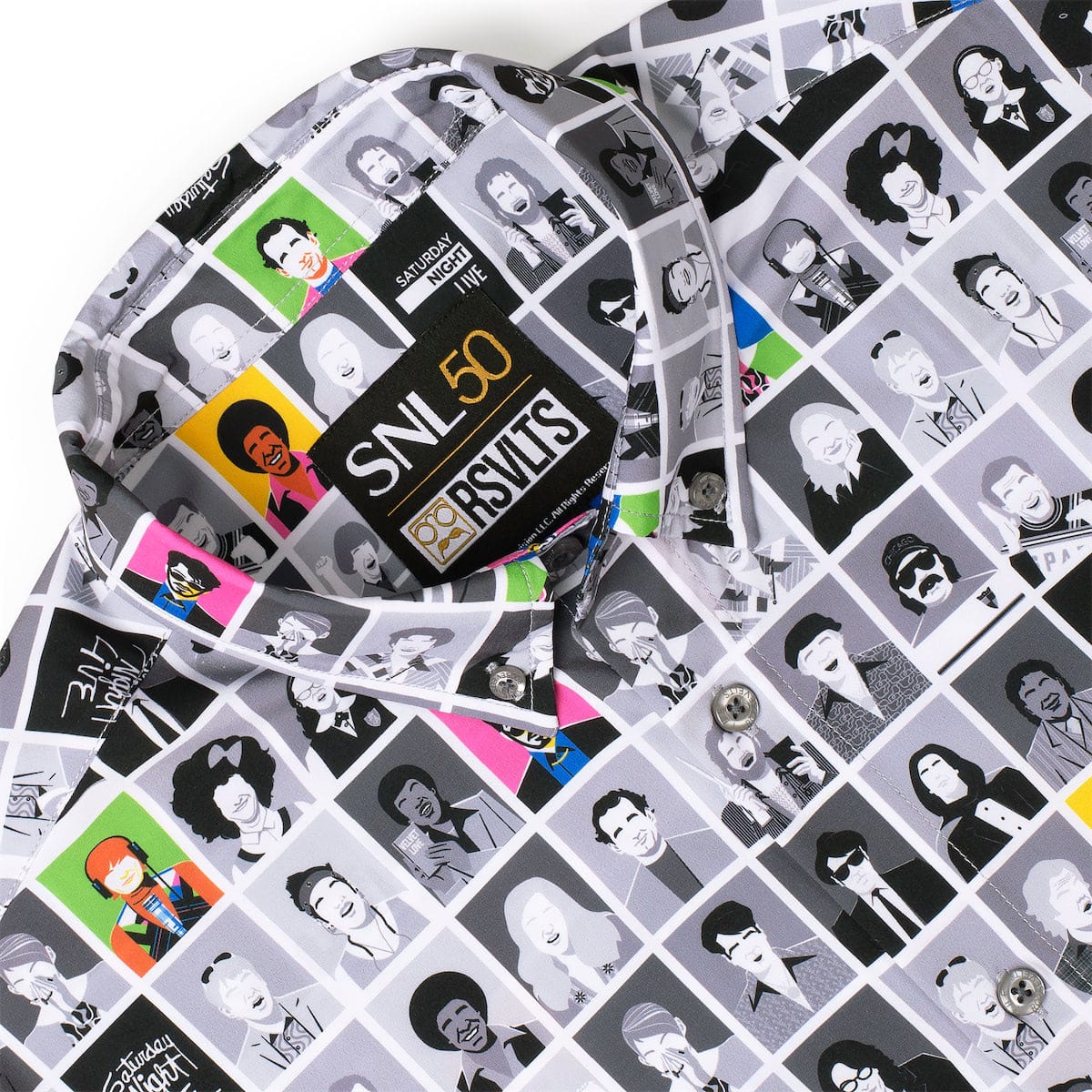 SNL50 "Live from New York!" – KUNUFLEX Short Sleeve Shirt - Image 6