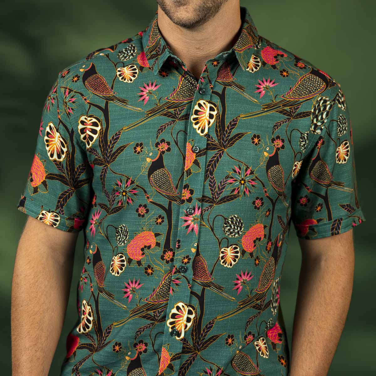 Songbirds – Bamboo Short Sleeve Shirt