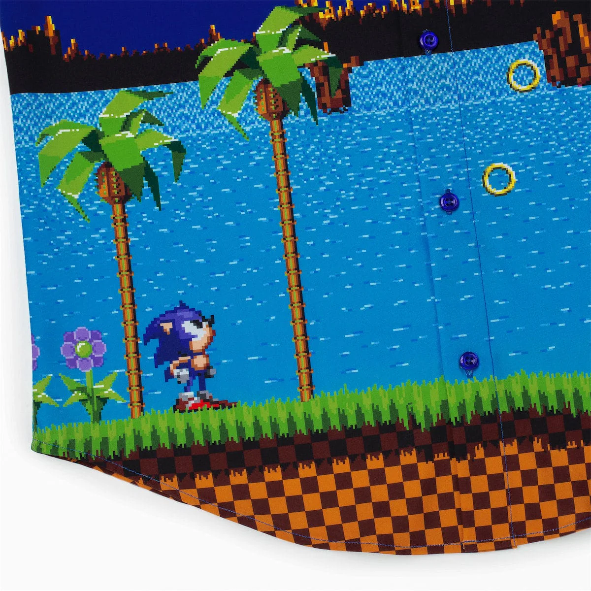 Sonic the Hedgehog "Green Hill Zone Showdown" – KUNUFLEX Short Sleeve Shirt - Image 7