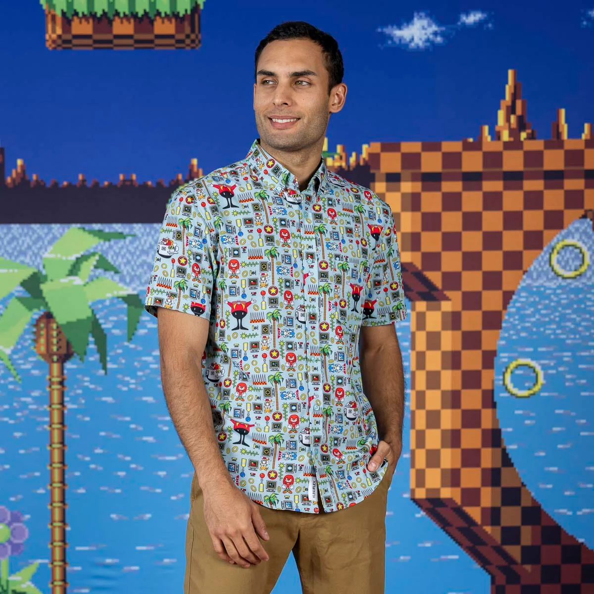 Sonic the Hedgehog "Sonic Essentials" – KUNUFLEX Short Sleeve Shirt - Image 2