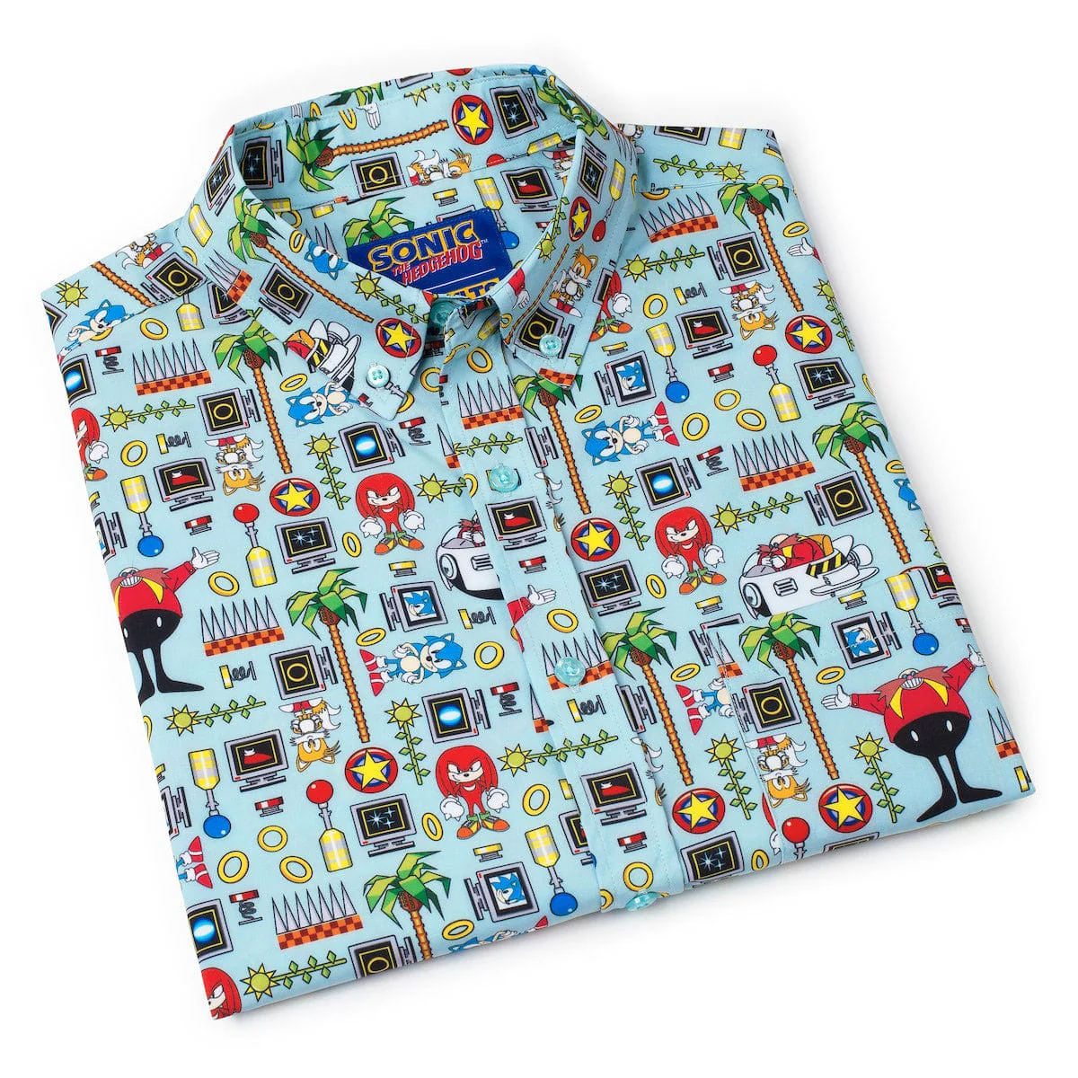 Sonic the Hedgehog "Sonic Essentials" – KUNUFLEX Short Sleeve Shirt - Image 8