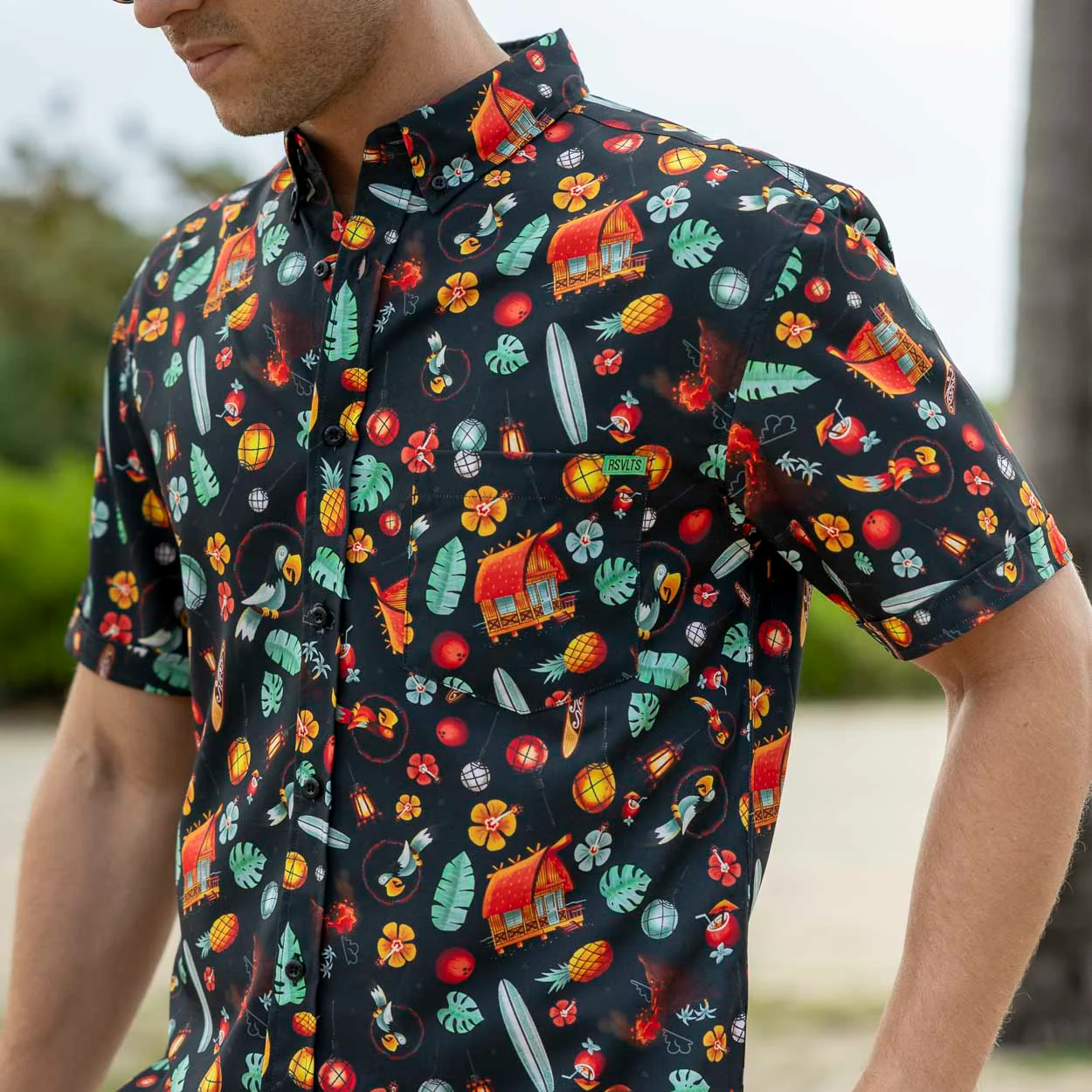 South Pacific – KUNUFLEX Short Sleeve Shirt - Image 4
