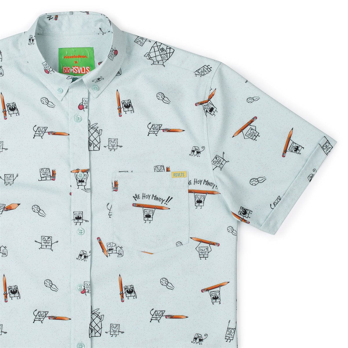 SpongeBob "Me Hoy Minoy!!" – KUNUFLEX Short Sleeve Shirt - Image 4