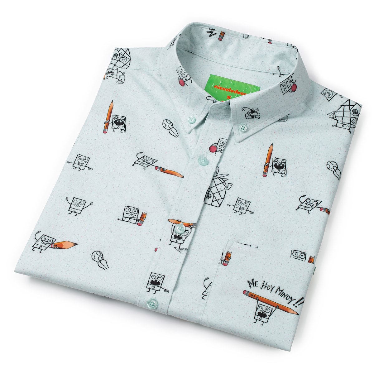 SpongeBob "Me Hoy Minoy!!" – KUNUFLEX Short Sleeve Shirt - Image 9