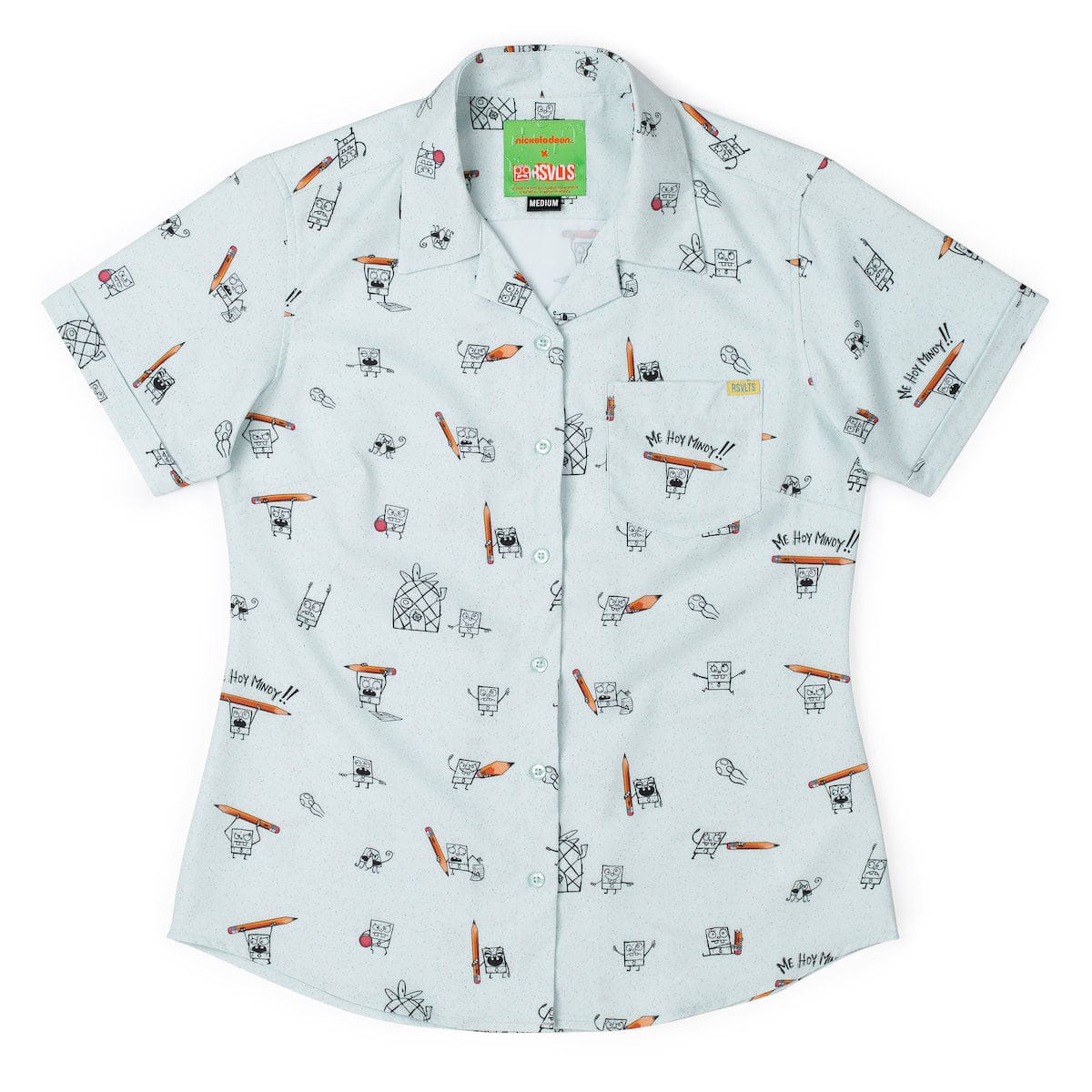 SpongeBob "Me Hoy Minoy!!" – Women's KUNUFLEX Short Sleeve Shirt