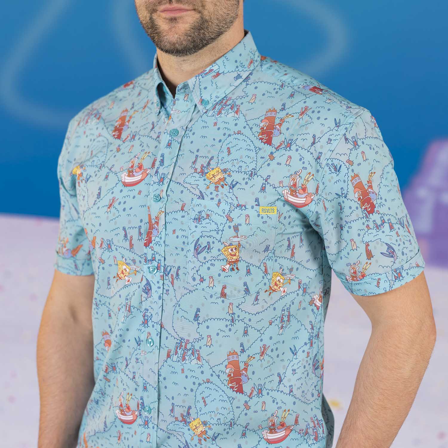 SpongeBob "Meep Meep Meep" – KUNUFLEX Short Sleeve Shirt - Image 5