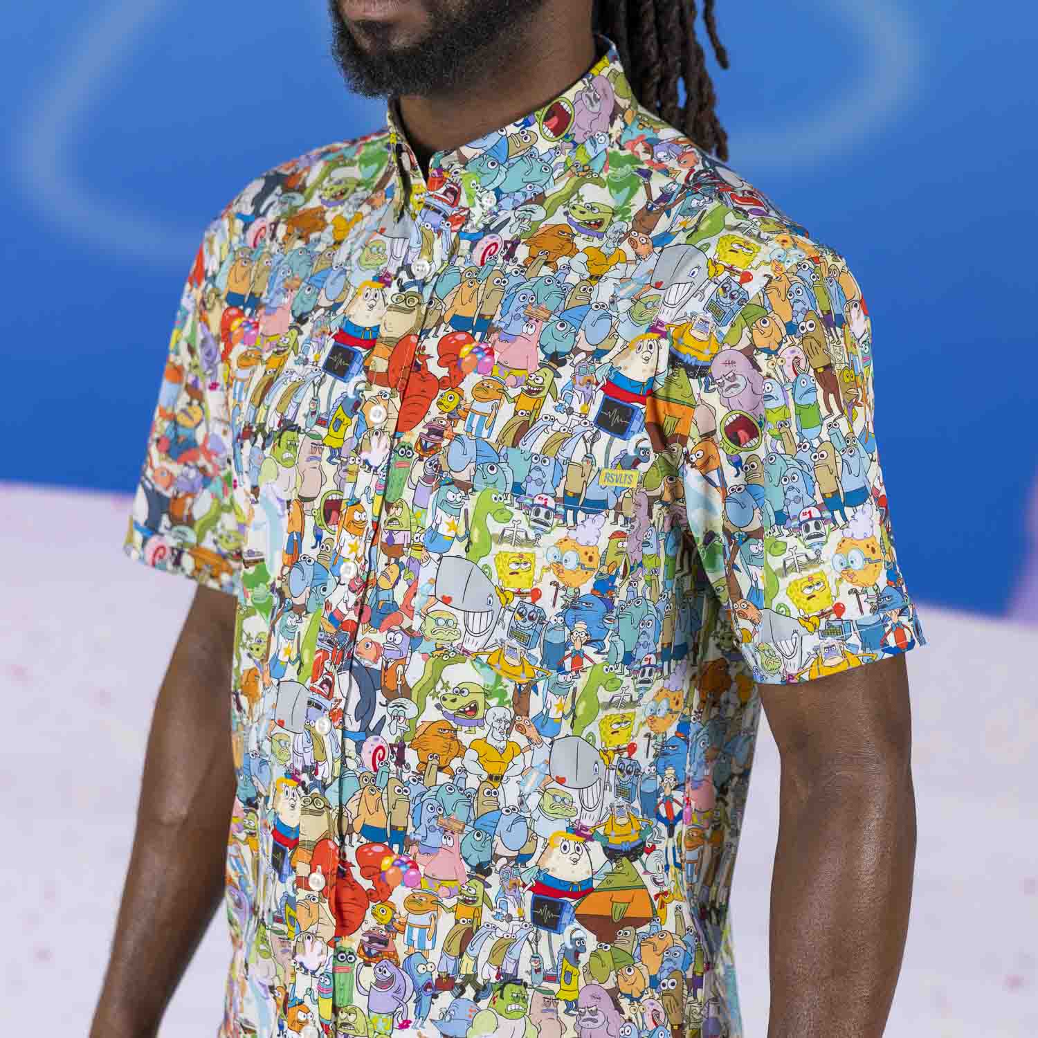 SpongeBob "Welcome to Bikini Bottom" – KUNUFLEX Short Sleeve Shirt - Image 5