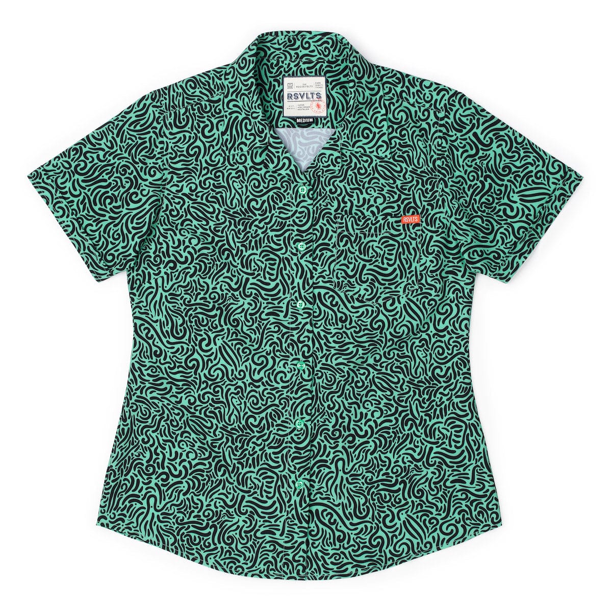 Squiggle Zoo – Women's KUNUFLEX Short Sleeve Shirt