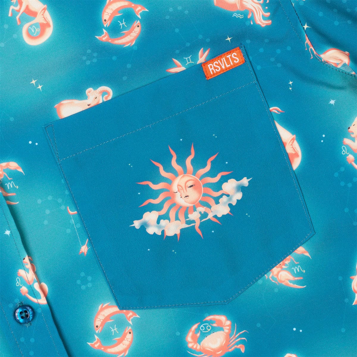 Star-Crossed Cosmos – KUNUFLEX Short Sleeve Shirt  - Image 4