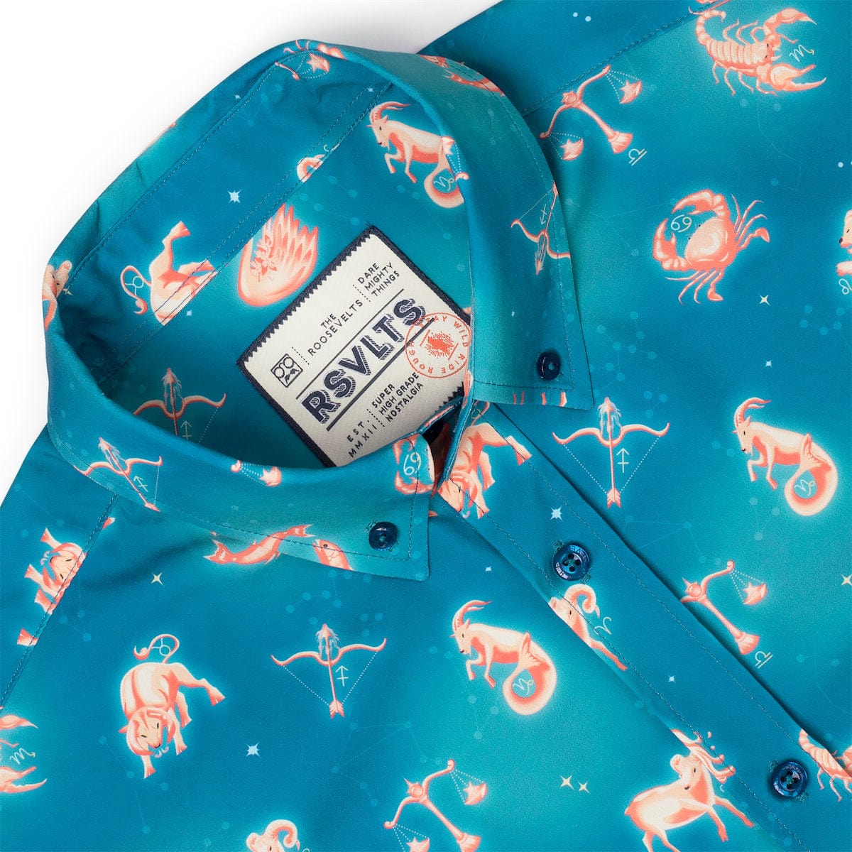 Star-Crossed Cosmos – KUNUFLEX Short Sleeve Shirt  - Image 6