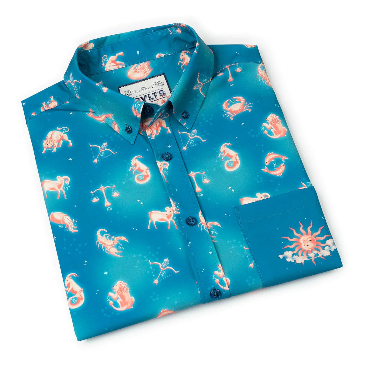 Star-Crossed Cosmos – KUNUFLEX Short Sleeve Shirt  - Image 8
