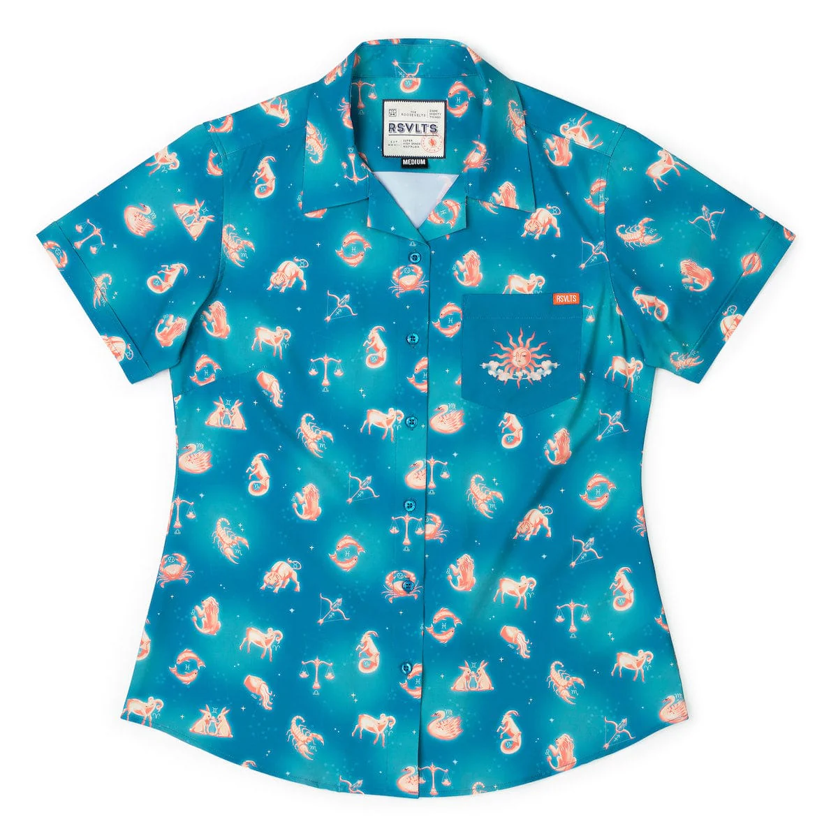 Star-Crossed Cosmos – Women's KUNUFLEX Short Sleeve ShirtÂ
