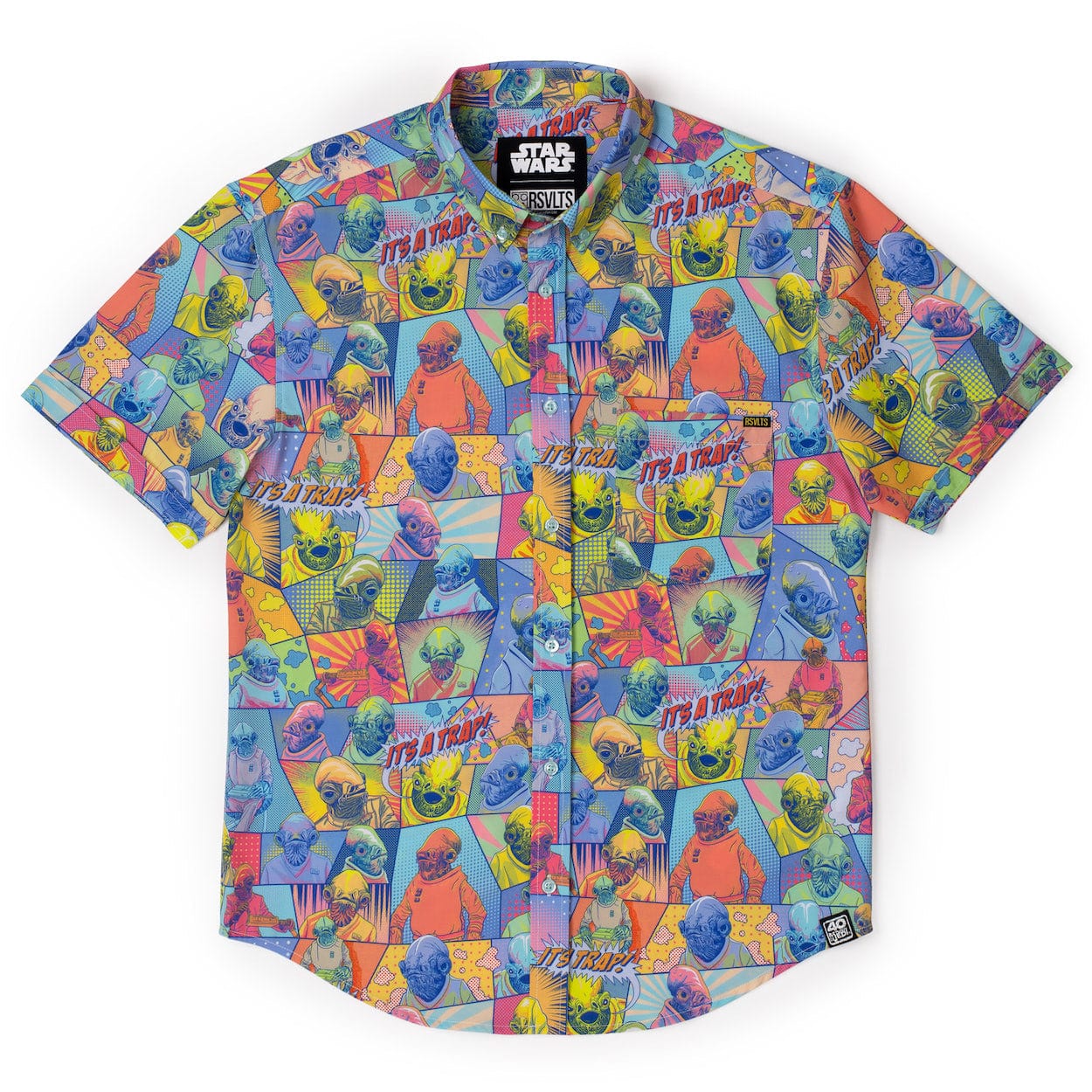 Star Wars™ "IT'S A TRAP!" – KUNUFLEX Short Sleeve Shirt - Image 4