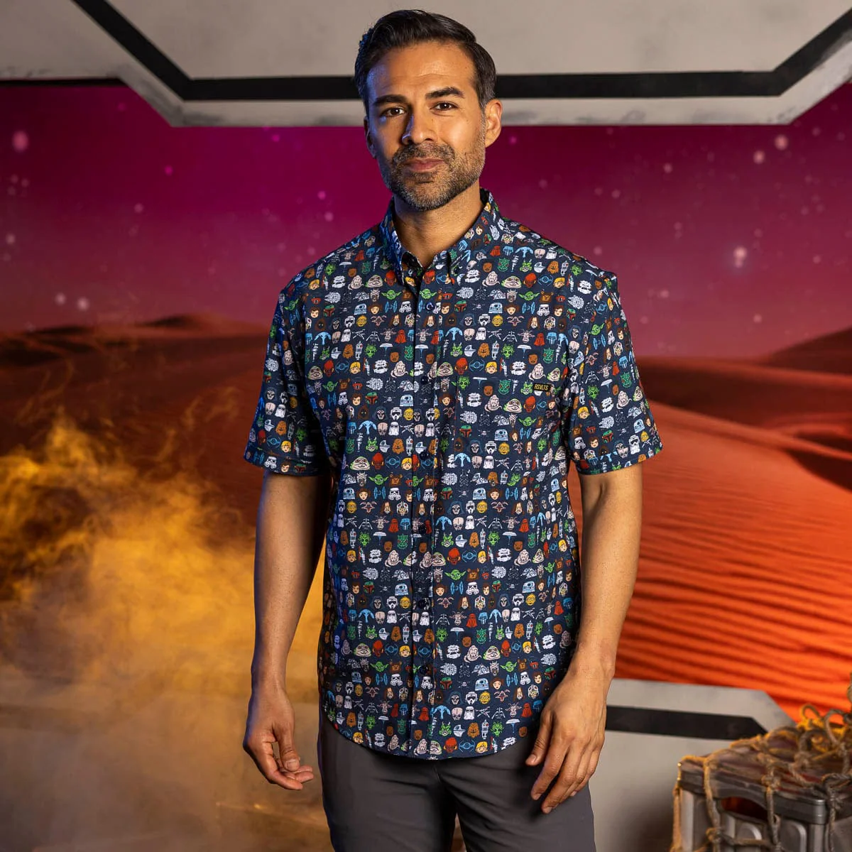 Star Wars™ "Cartoon Cosmos" – KUNUFLEX Short Sleeve Shirt - Image 2