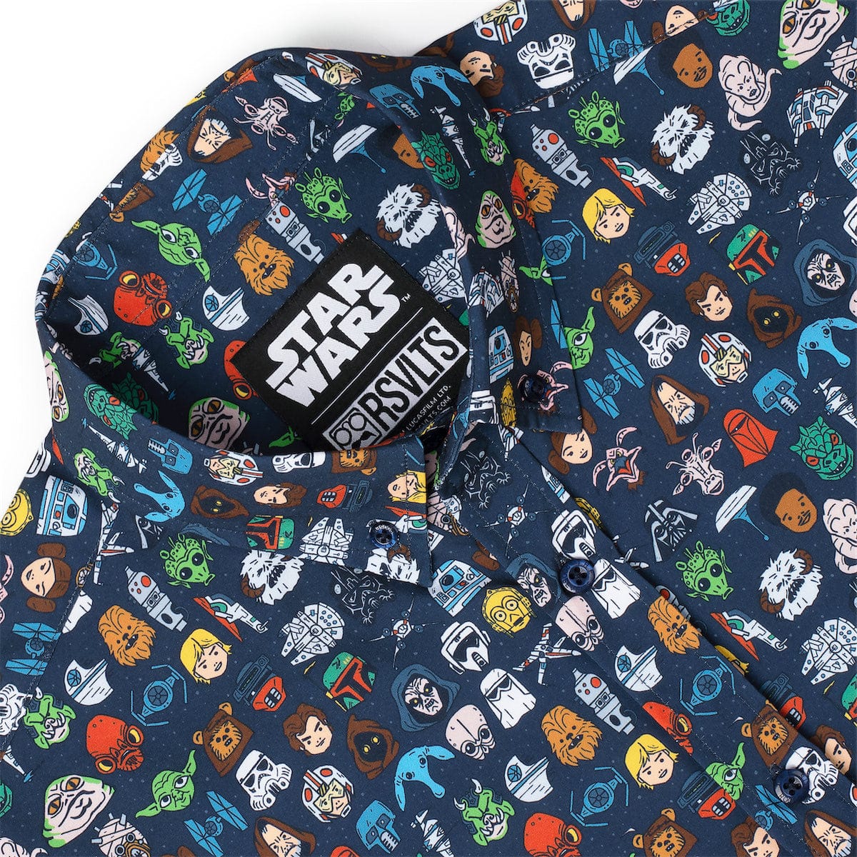 Star Wars™ "Cartoon Cosmos" – KUNUFLEX Short Sleeve Shirt - Image 6