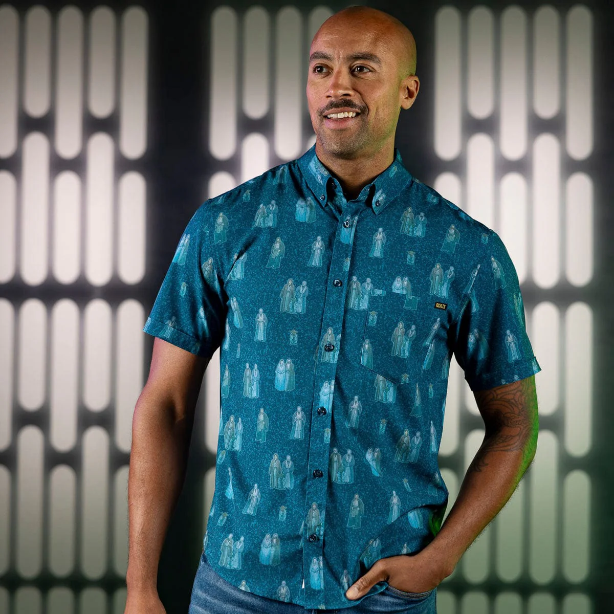 Star Wars™ "Force Ghosts" – KUNUFLEX Short Sleeve Shirt - Image 2