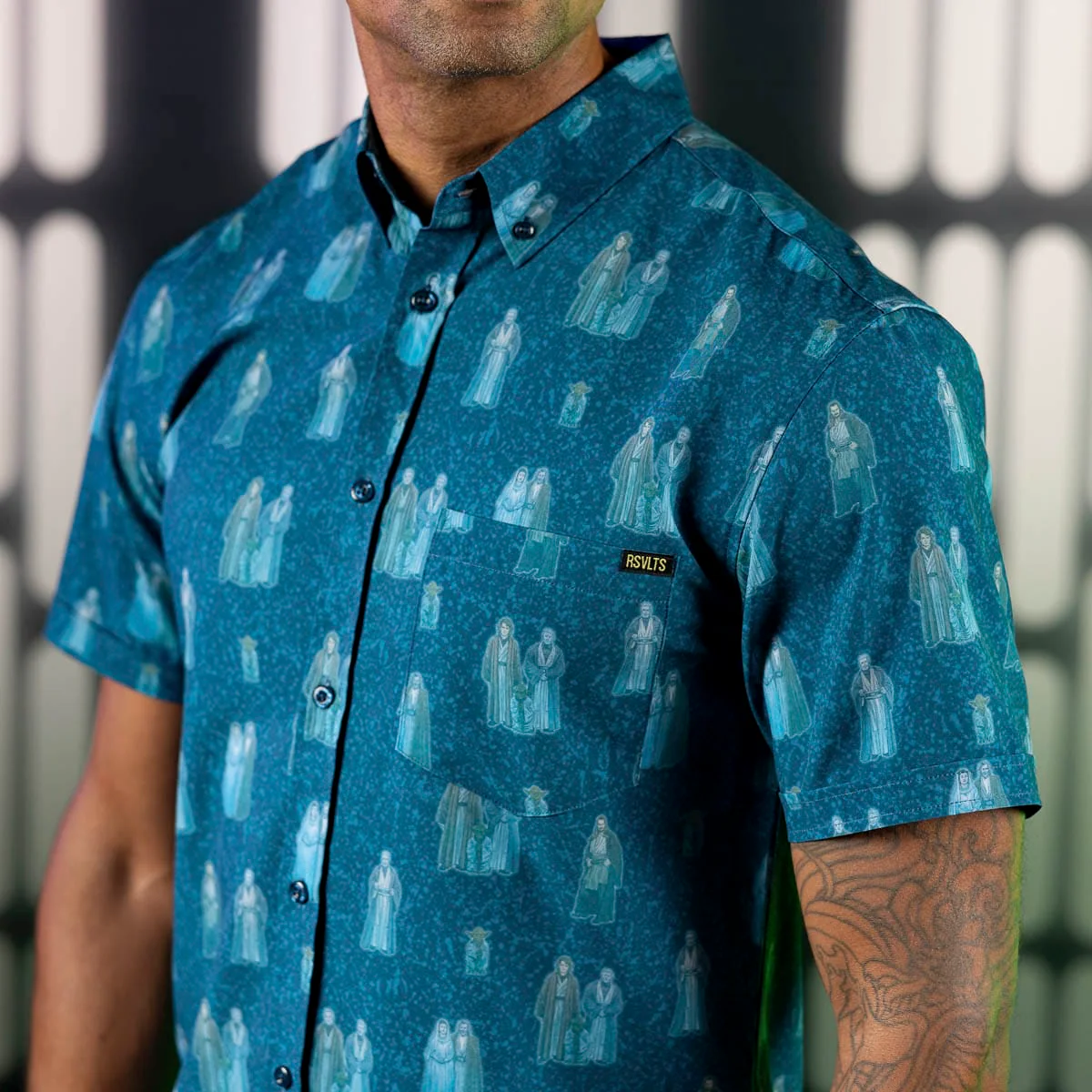 Star Wars™ "Force Ghosts" – KUNUFLEX Short Sleeve Shirt - Image 4