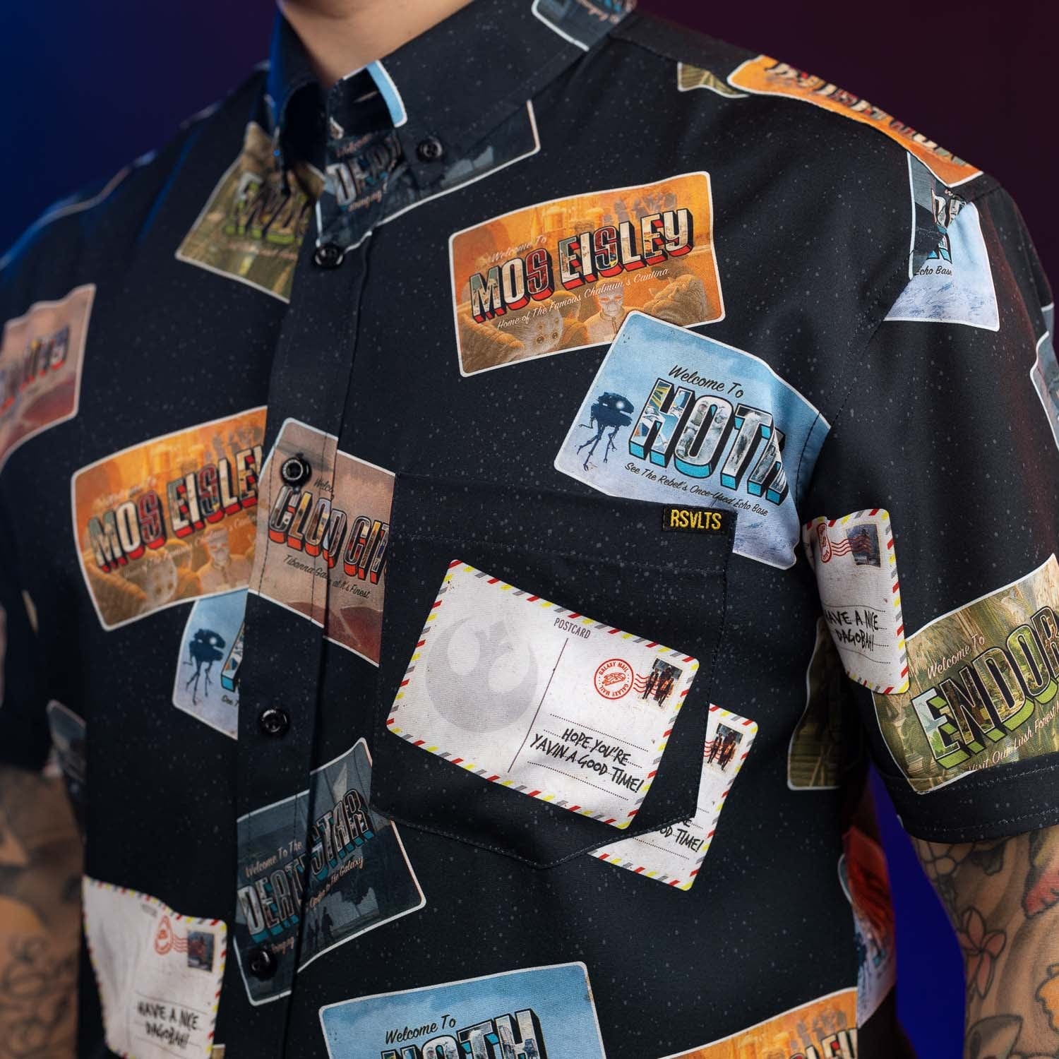 Star Wars™ "Greetings from Far, Far Away" – KUNUFLEX Short Sleeve Shirt - Image 4