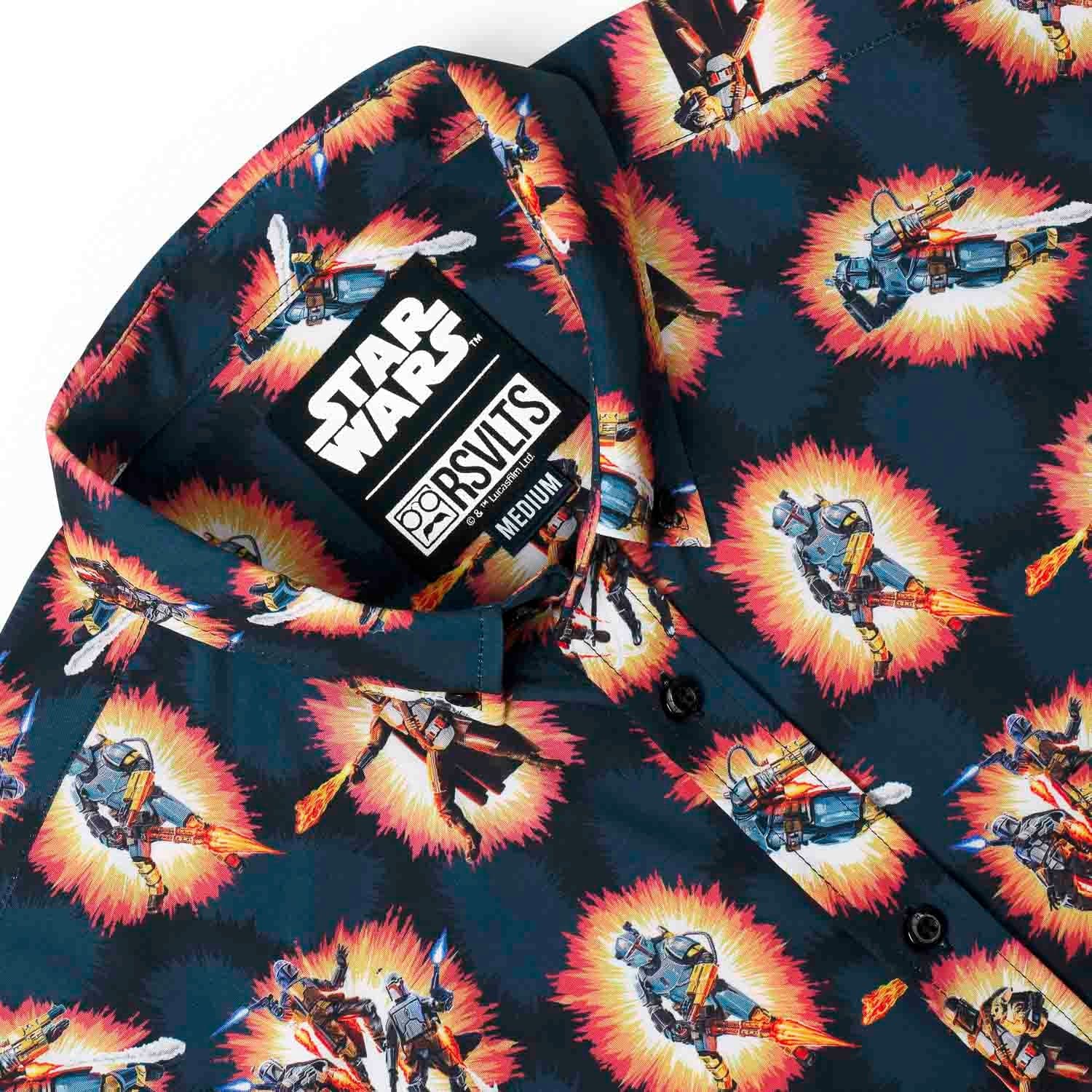 Star Wars™ The Mandalorian™ “A Real Mandalorian Hero" – KUNUFLEX Short Sleeve Shirt - Image 5