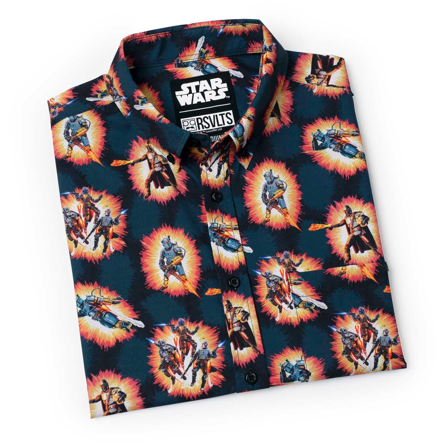 Star Wars™ The Mandalorian™ “A Real Mandalorian Hero" – KUNUFLEX Short Sleeve Shirt - Image 8