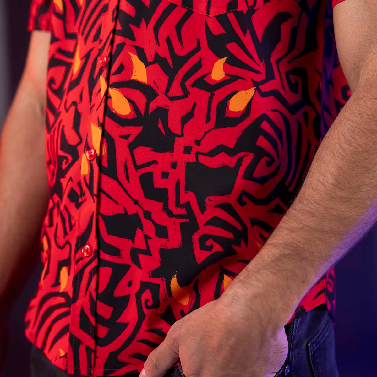 Star Wars™ "Maul Markings" – KUNUFLEX Short Sleeve Shirt - Image 4