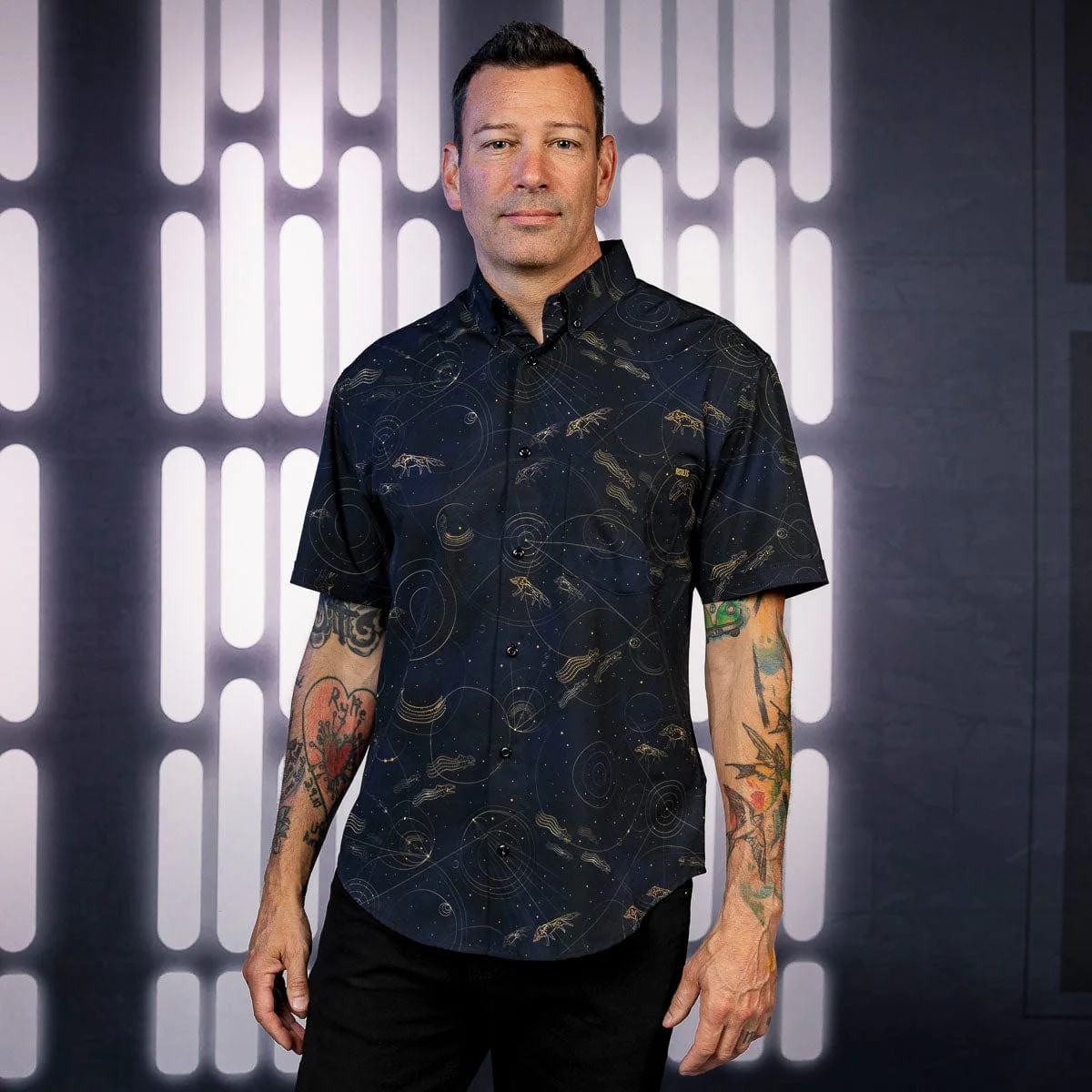 Star Wars™ "Purrgil" – KUNUFLEX Short Sleeve Shirt - Image 2