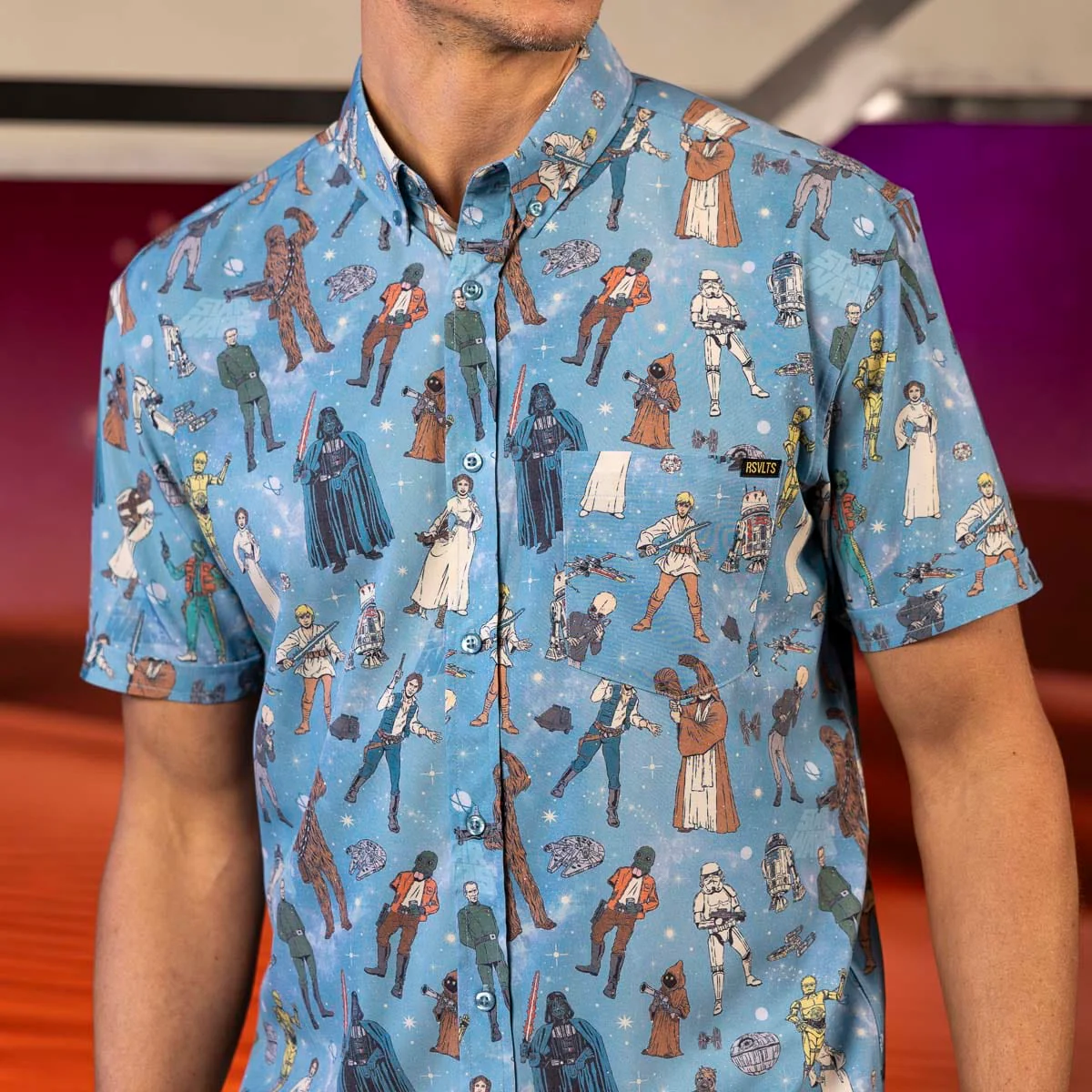Star Wars™ "Retro ‘77" – KUNUFLEX Short Sleeve Shirt - Image 4