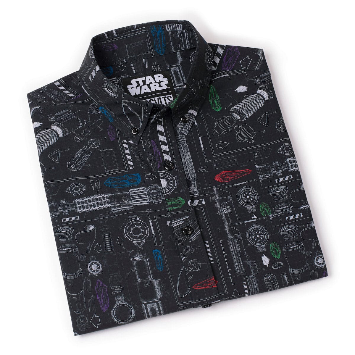 Star Wars™ "Saber Schematics" – KUNUFLEX Short Sleeve Shirt - Image 8