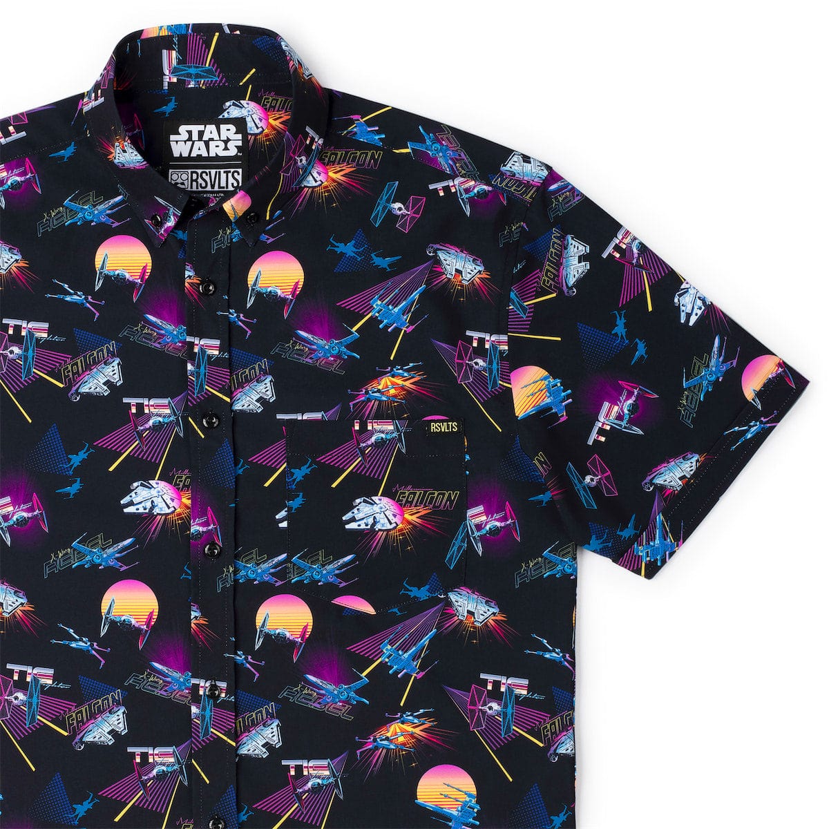 Star Wars™ "Synthwave Dogfight" – KUNUFLEX Short Sleeve Shirt