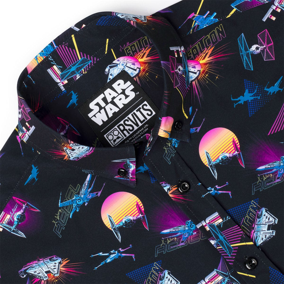 Star Wars™ "Synthwave Dogfight" – KUNUFLEX Short Sleeve Shirt - Image 6