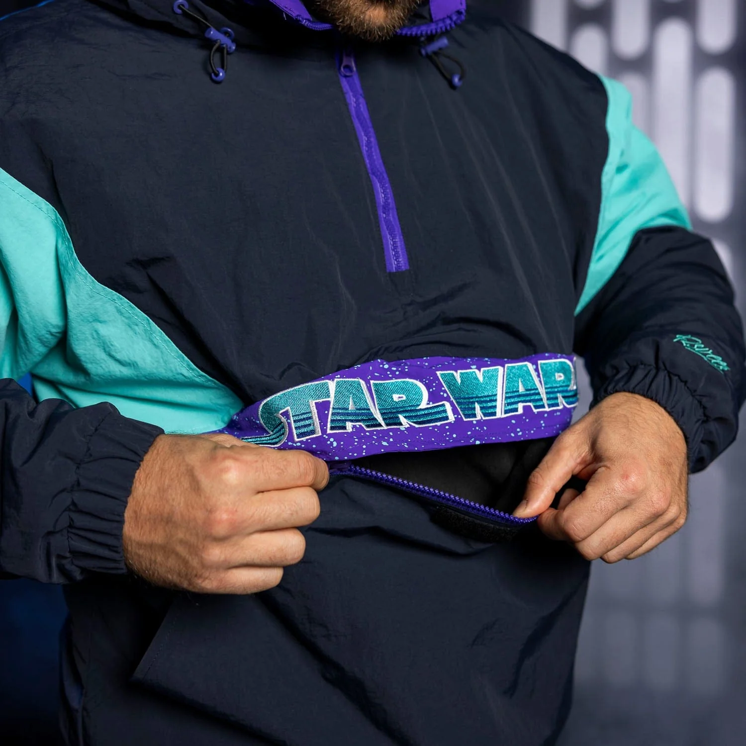 Star Wars™ "Throwback Boba" – Anorak Pullover Jacket - Image 4