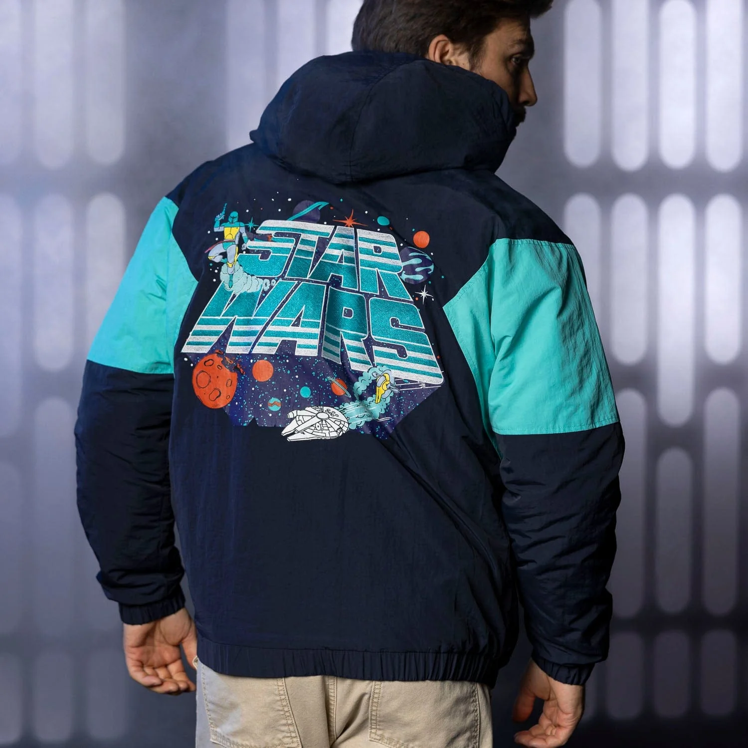 Star Wars™ "Throwback Boba" – Anorak Pullover Jacket - Image 8