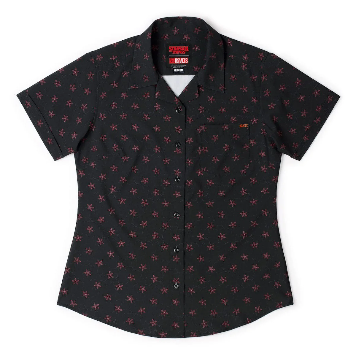 Stranger Things "Demogarden" – Women's KUNUFLEX Short Sleeve Shirt - Image 2