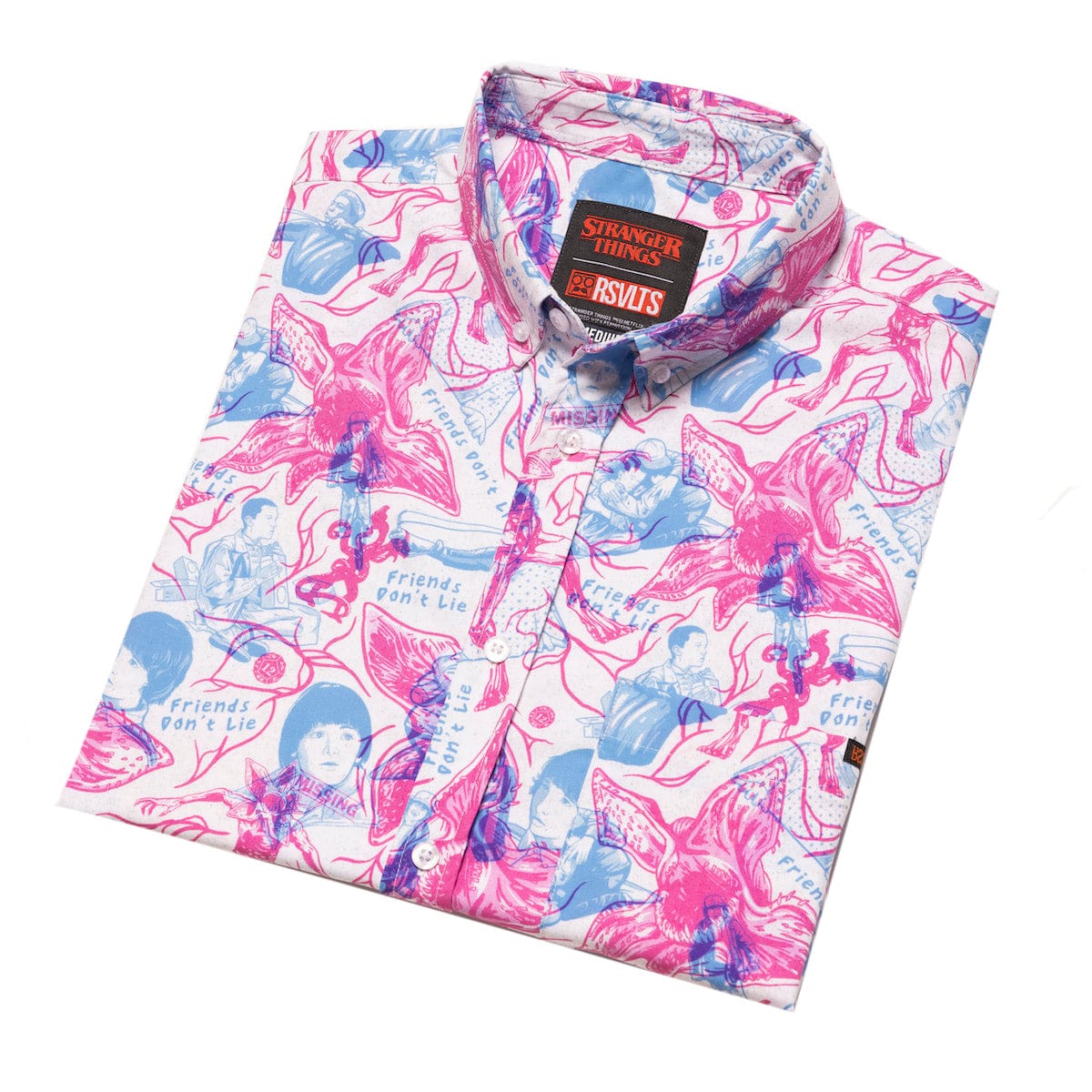 Stranger Things "Friends Don't Lie" – KUNUFLEX Short Sleeve Shirt - Image 8