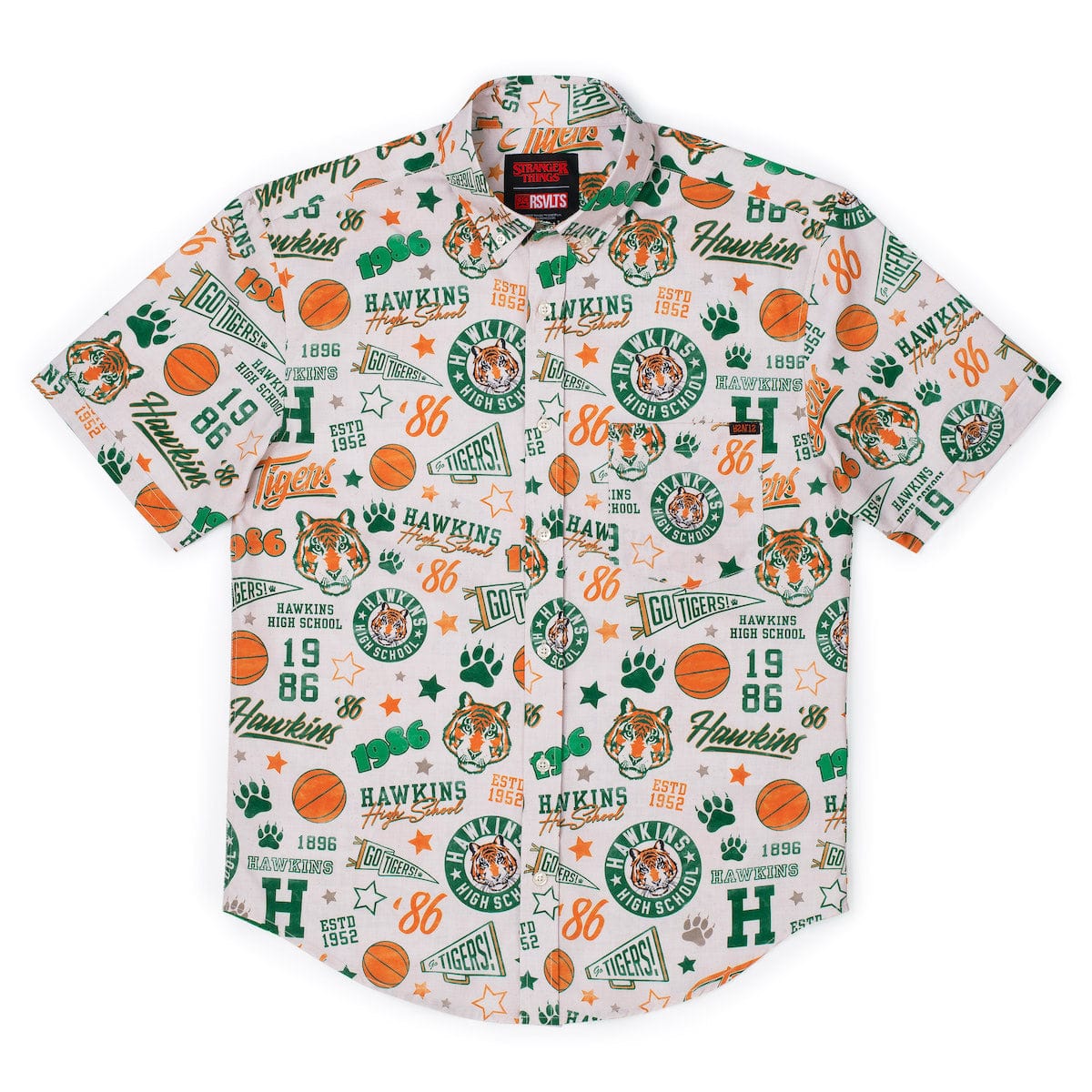 Stranger Things "Go Tigers!" – KUNUFLEX Short Sleeve Shirt - Image 5