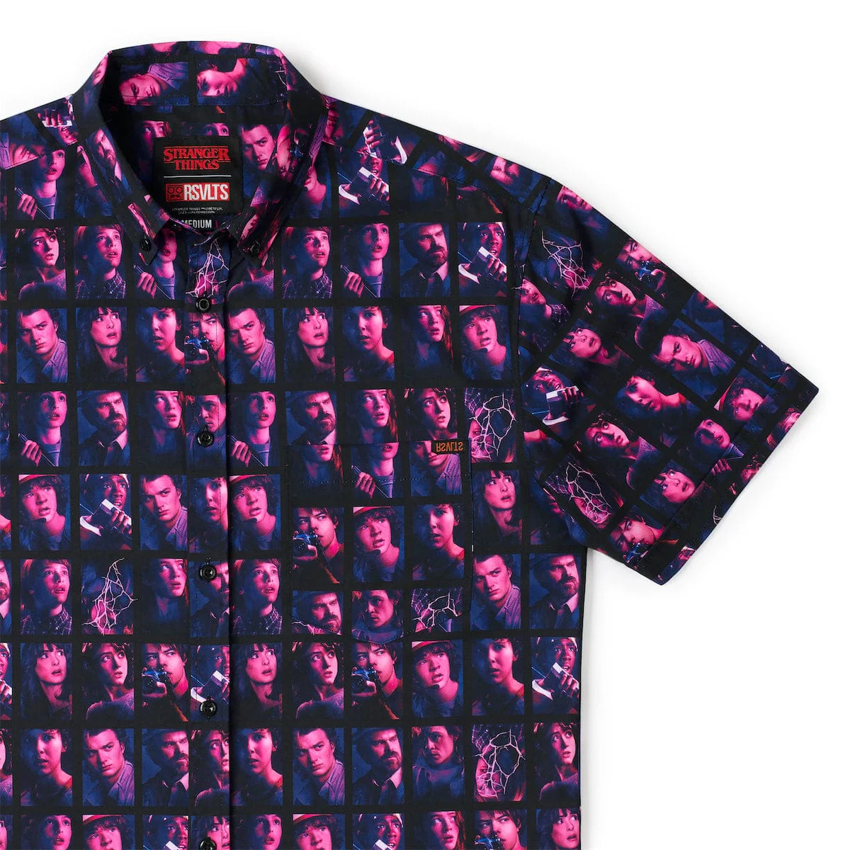 Stranger Things "Heroes of Hawkins" – KUNUFLEX Short Sleeve Shirt
