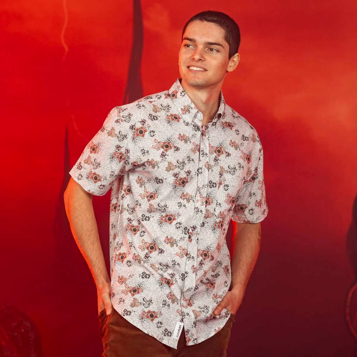 Stranger Things "R... U... N..." – KUNUFLEX Short Sleeve Shirt - Image 2