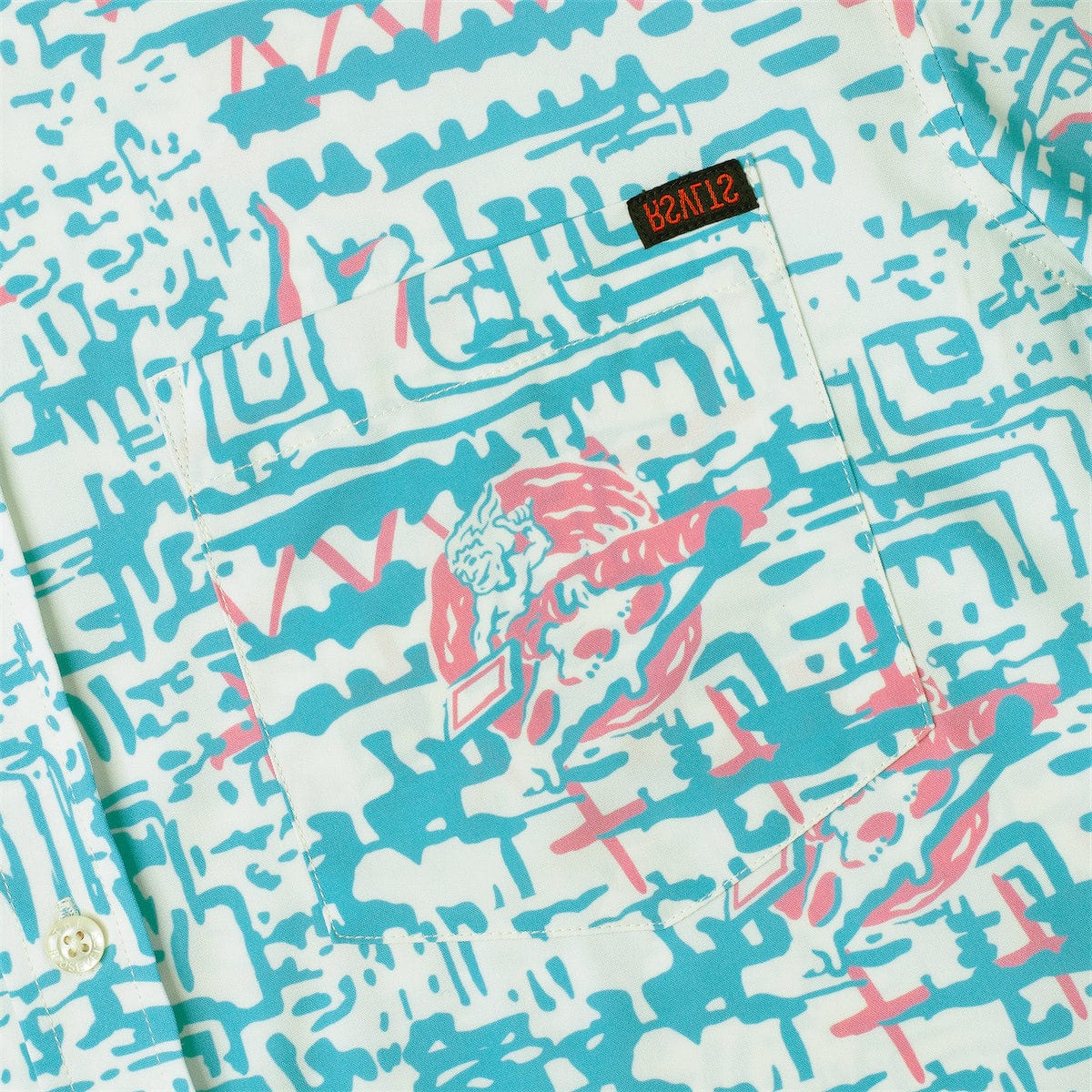 Stranger Things "Surfer Boy Pizza" – KUNUFLEX Short Sleeve Shirt - Image 3