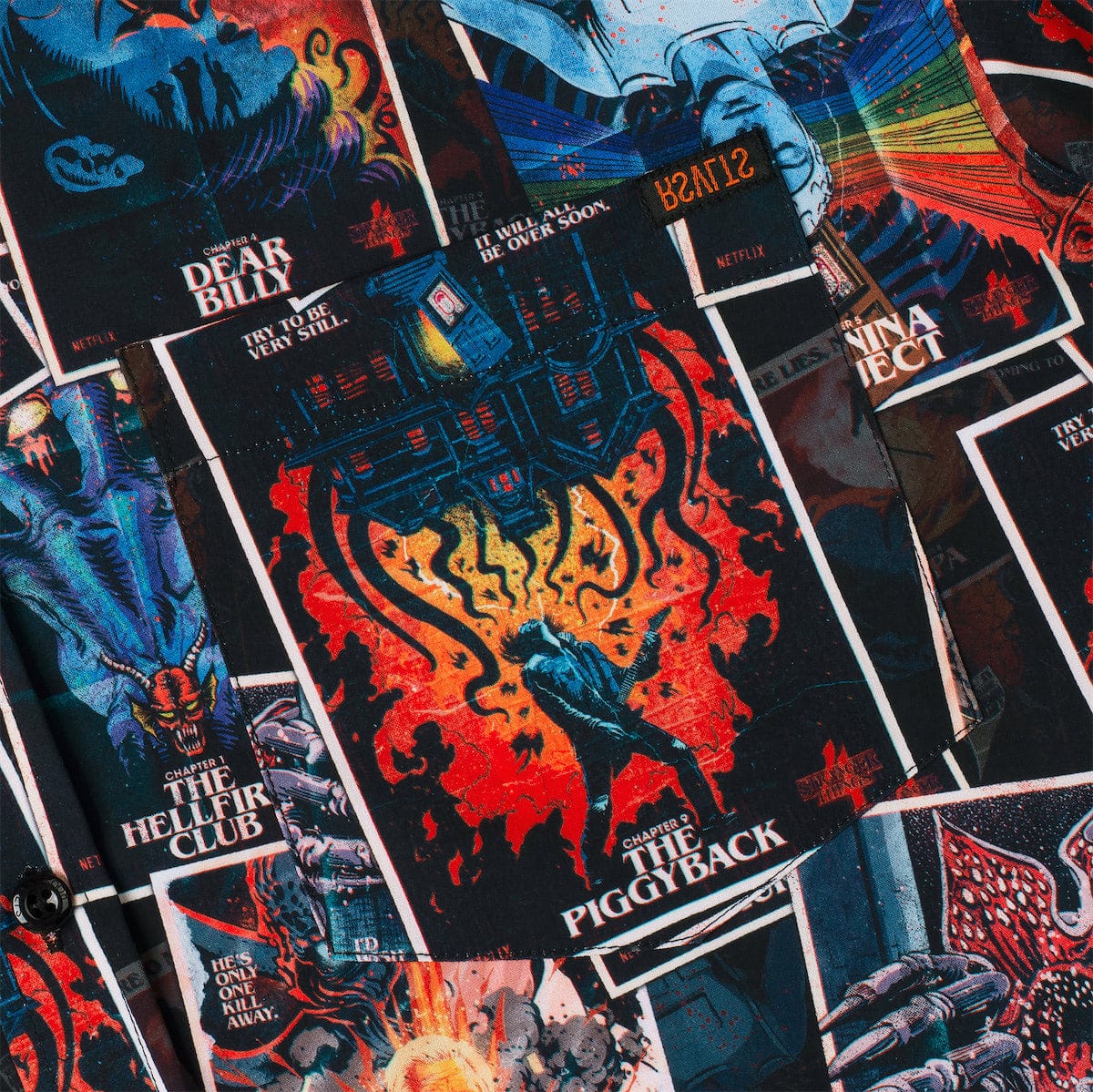 Stranger Things "The Art of Four" – KUNUFLEX Short Sleeve Shirt - Image 3