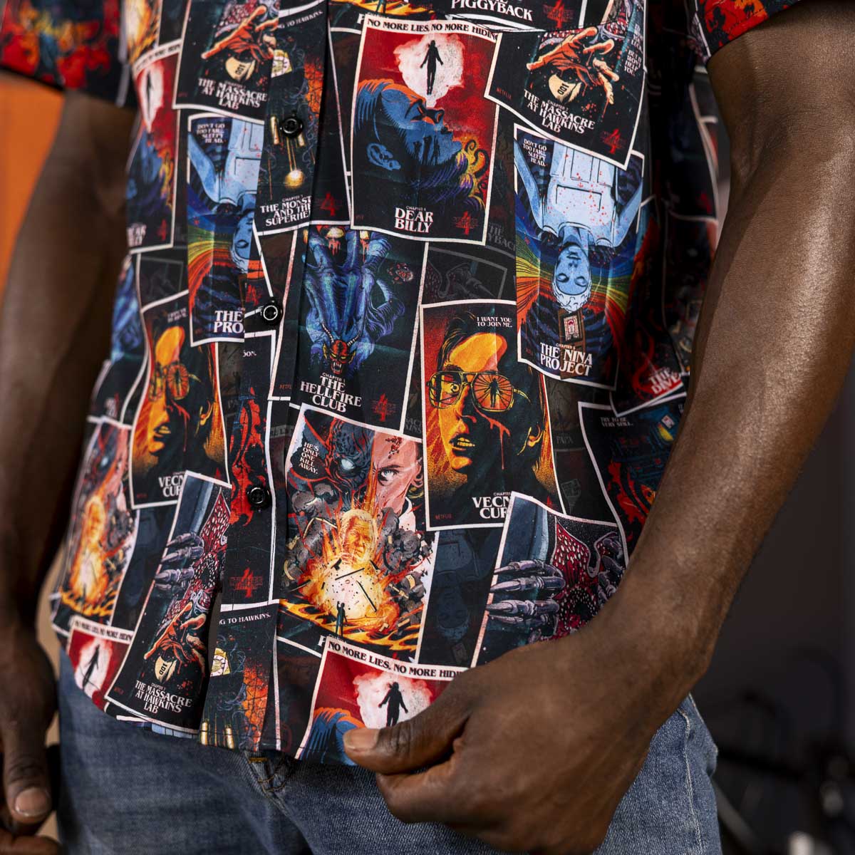 Stranger Things "The Art of Four" – KUNUFLEX Short Sleeve Shirt - Image 6
