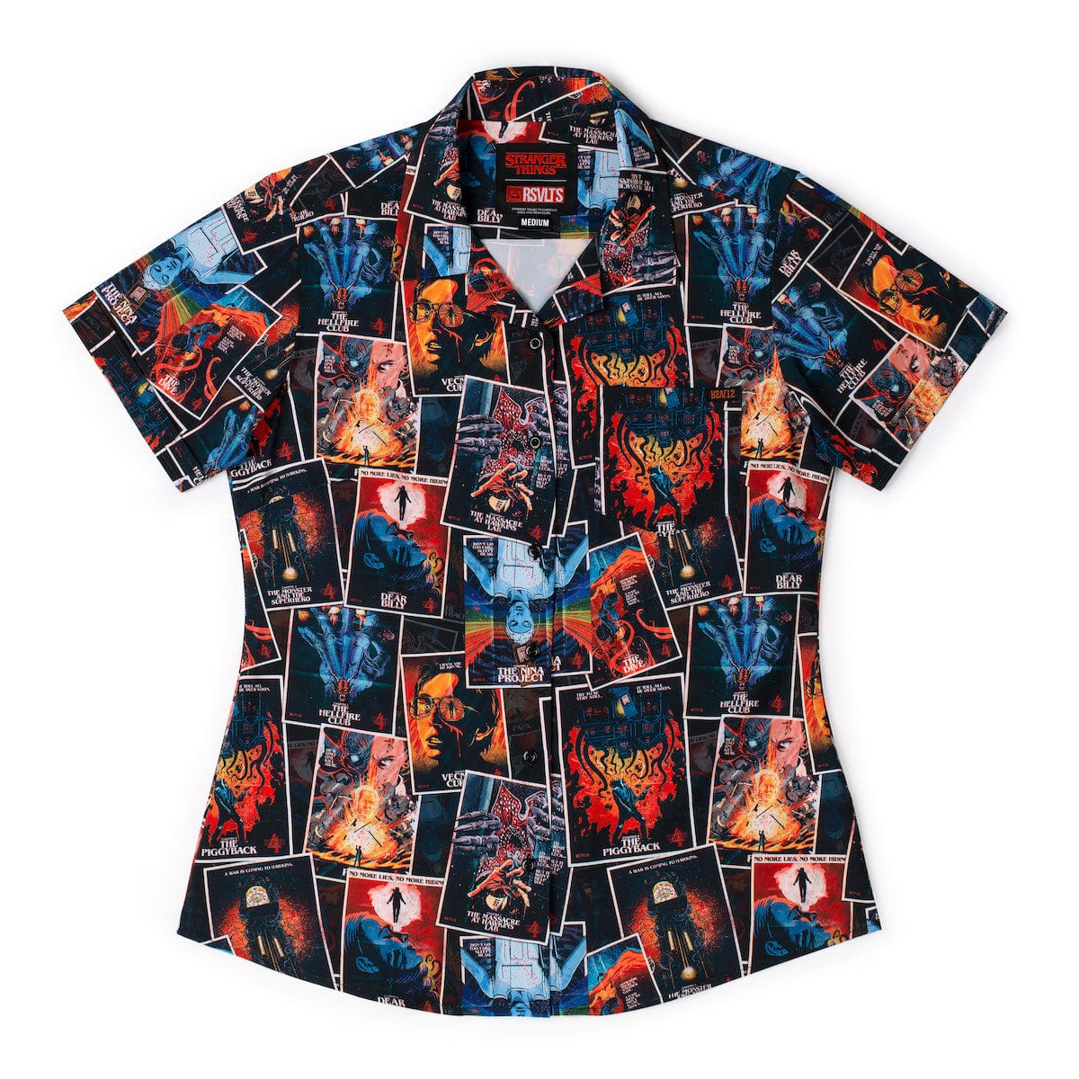 Stranger Things "The Art of Four" – Women's KUNUFLEX Short Sleeve Shirt - Image 2